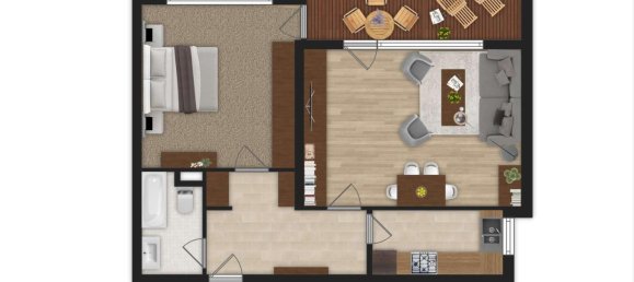 2 rooms Apartment in Konstanz, Germany No. 311255 2