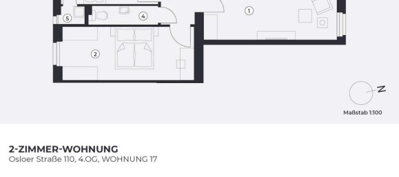 1 غرف نوم شقة في Gesundbrunnen, Germany رقم 89314 18