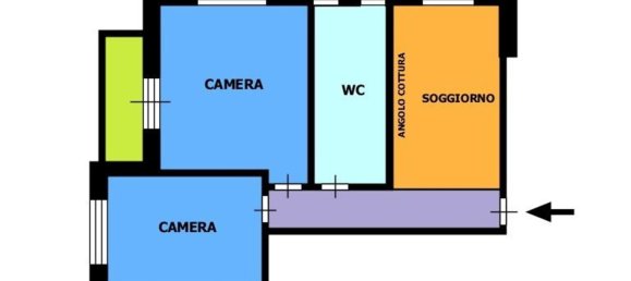 3غرفة شقة في Rapallo, Italy رقم 287206 13