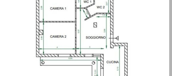 Apartamento de 3 habitaciónes en Marcianise, Italy No. 7584 12