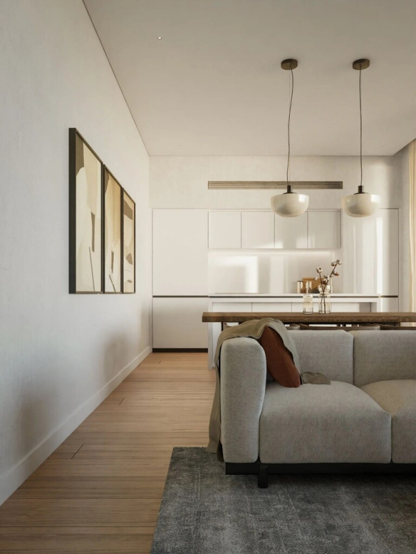 Квартира с 2 спальнями в Никосия, Кипр № 116665