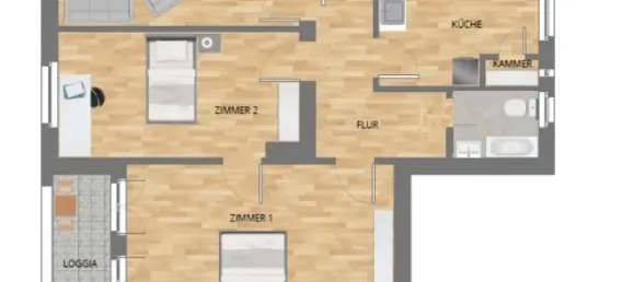 2 chambres Appartement à Lichterfelde, Germany No. 97897 22