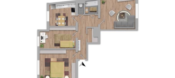 3-Zimmer Wohnung in Wien, Austria, Nr. 32871 13