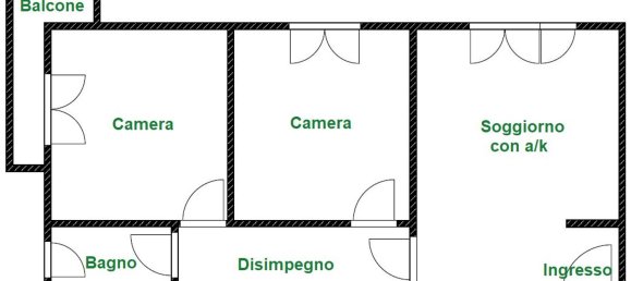 Apartamento de 3 divisões em Rome, Italy N.º 20660 59