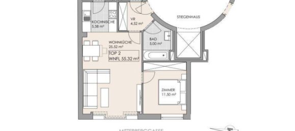 Apartamento de 2 habitaciónes en Wahring, Austria No. 208744 17