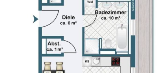 2 غرف نوم بانتهاوس في Frankfurt am Main, Germany رقم 268460 15