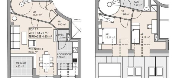 Duplex de 3 divisões em Wahring, Austria N.º 244491 23