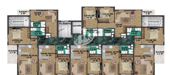 Wohnung 1+1 in Oba, Turkey, Nr. 5600 11