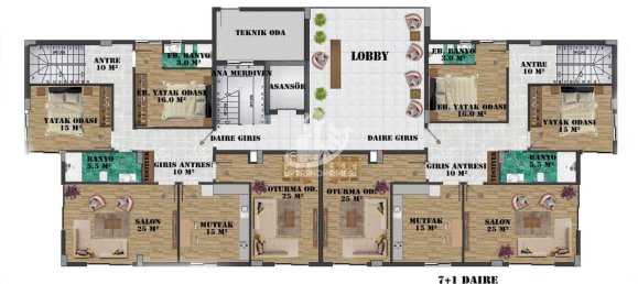 Wohnung 1+1 in Oba, Turkey, Nr. 5600 10