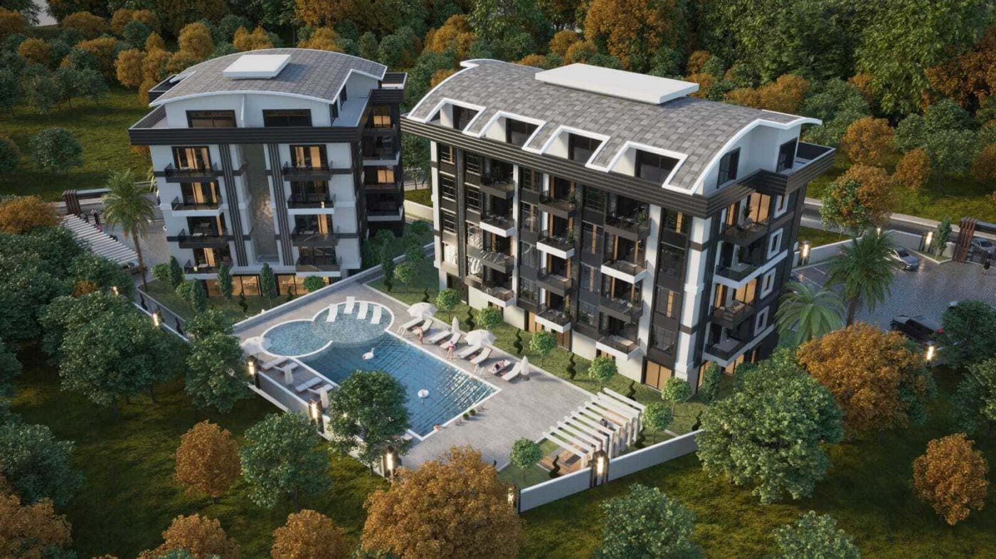 Wohnung 1+1 in Oba, Turkey, Nr. 5600