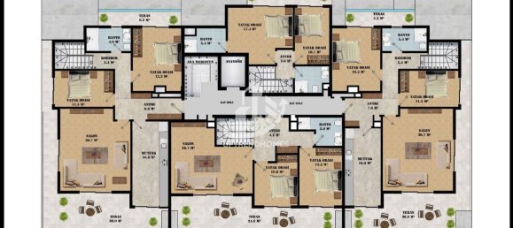 Wohnung 1+1 in Oba, Turkey, Nr. 5600 15