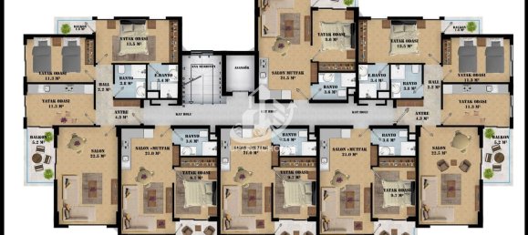 Wohnung 1+1 in Oba, Turkey, Nr. 5600 13