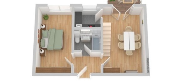 Дуплекс с 1 спальней в Даме-Шпревальд, Германия № 61081 2