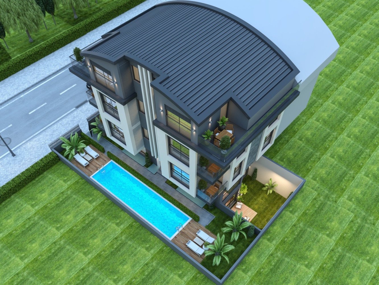 Apartamento 2+1 em Antalya, Turkey N.º 21541