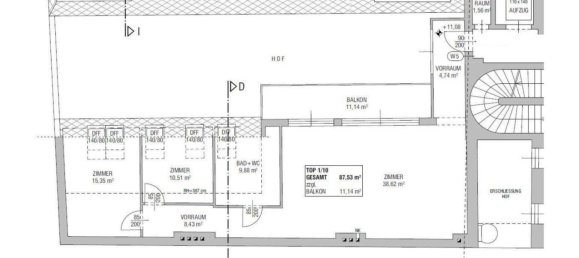 3 rooms Apartment in Vienna, Austria No. 193219 10