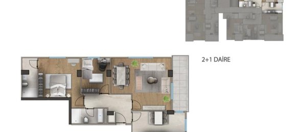 3 rooms Apartment in Beylikduezue, Turkey No. 18087 3