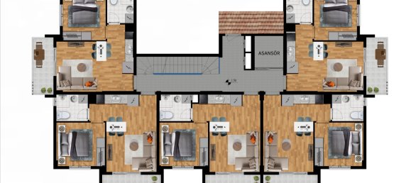 شقة 2+1 في Avsallar, Turkey رقم 13140 29