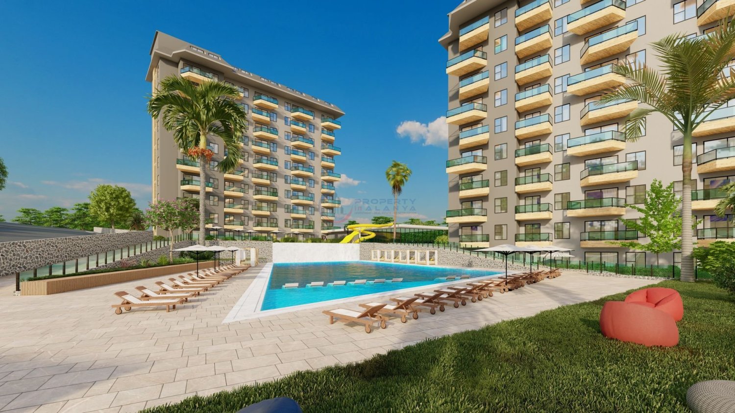 Wohnung 1+1 in Alanya, Turkey, Nr. 47105