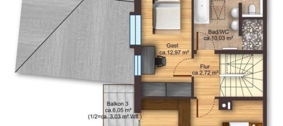 Adosado de 3 dormitorios en Garmisch-Partenkirchen, Germany No. 347604 29