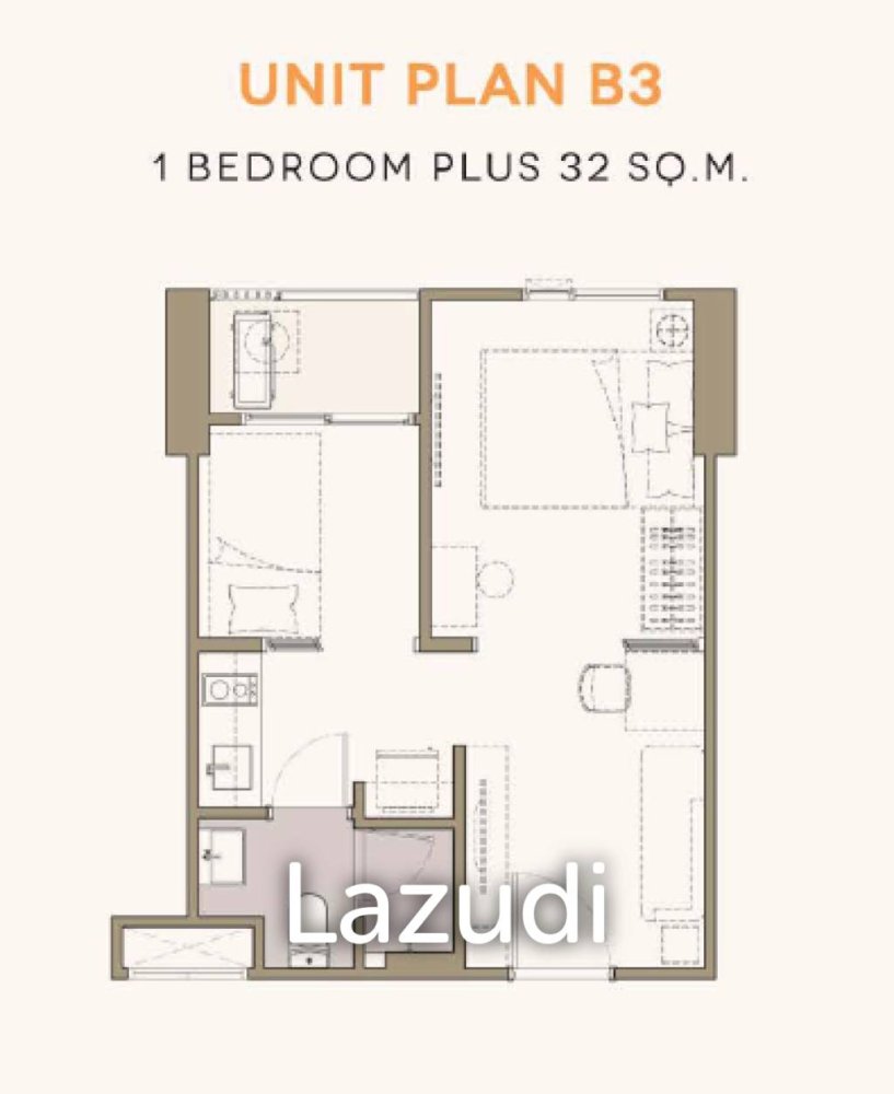 Кондоминиум  с 1 спальней в Пляж Рейли, Таиланд № 26625