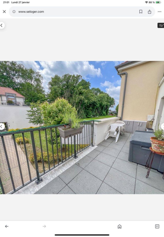 Dúplex de 2 dormitorios en Le Mesnil-Saint-Denis, France No. 354966