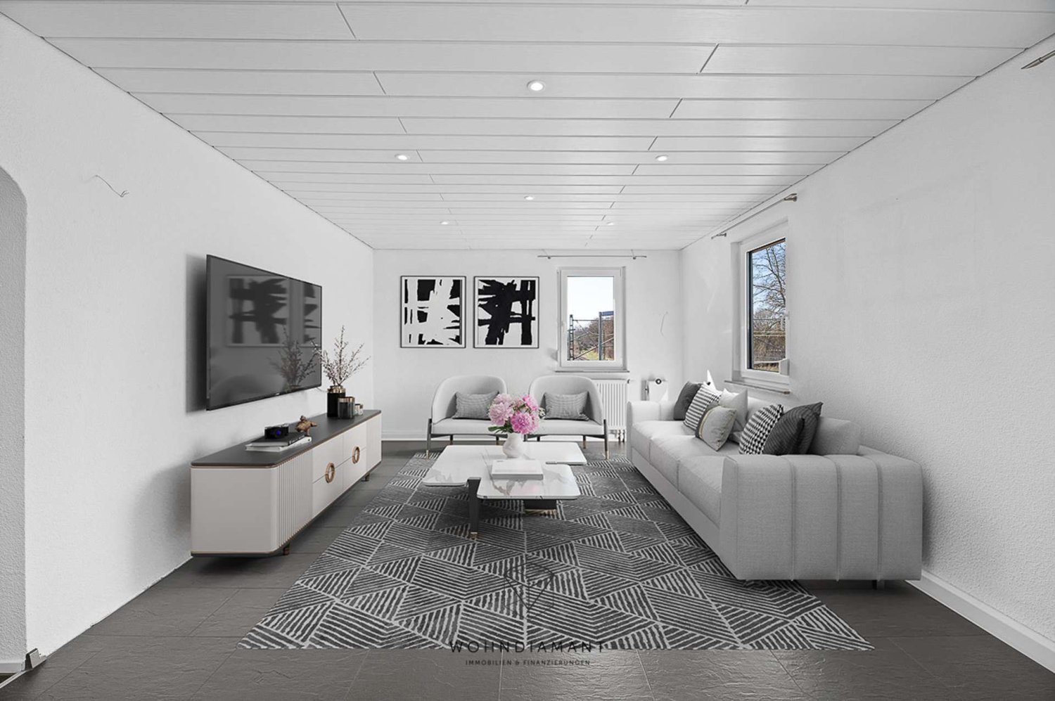 Дуплекс с 3 спальнями в Баден-Вюртемберг, Германия № 58204