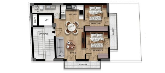 2 dormitorios apartamento en venta en Athens, Central Athens, Attica, Greece № 104822 7