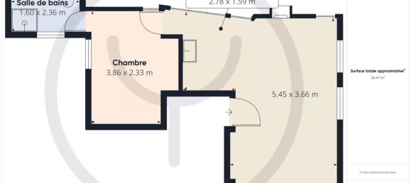 Квартира с 1 спальней в Труа, Франция № 40311 7