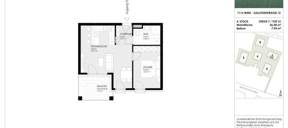 2 rooms House in Ottakring, Austria No. 208638 2