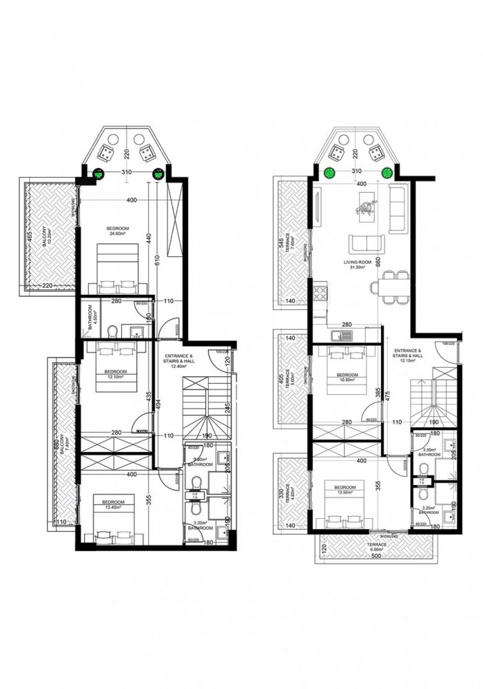 Penthouse 4+1 à Yekta Golden Valley, Oba, Turkey No. 37773 1
