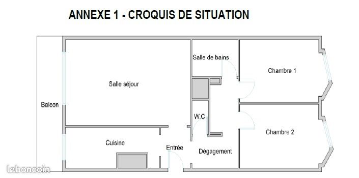 Apartamento T2 em Levallois-Perret, France N.º 332413