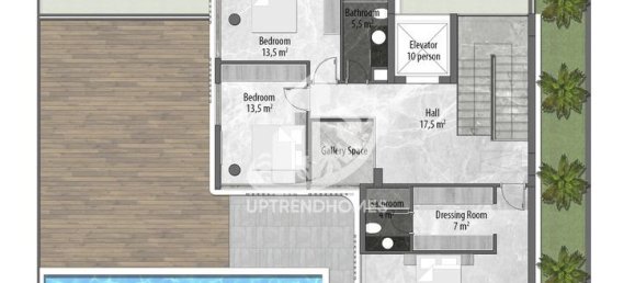 فيلا 4+1 في Alanya, Turkey رقم 3616 5