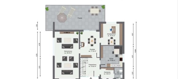 Таунхаус с 3 спальнями в Hildesheim, Германия № 227424 7