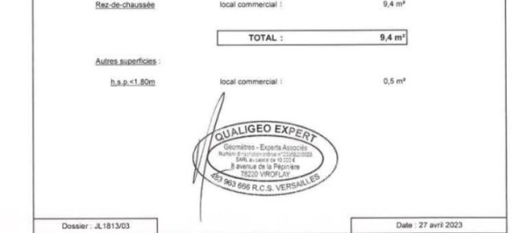 Gewerbliche Immobilie in Versailles, France 17m², Nr. 149866 5