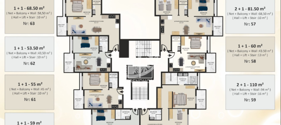 Wohnung 1+1 in Alanya, Turkey, Nr. 15537 5