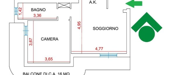 Квартира с 2 спальнями в Неттуно, Италия № 323574 30