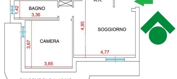 Квартира с 2 спальнями в Неттуно, Италия № 323574 31