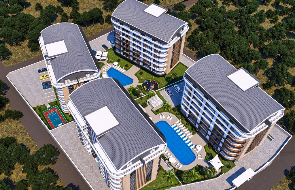 Wohnung 3+1 in Alanya, Turkey, Nr. 26398