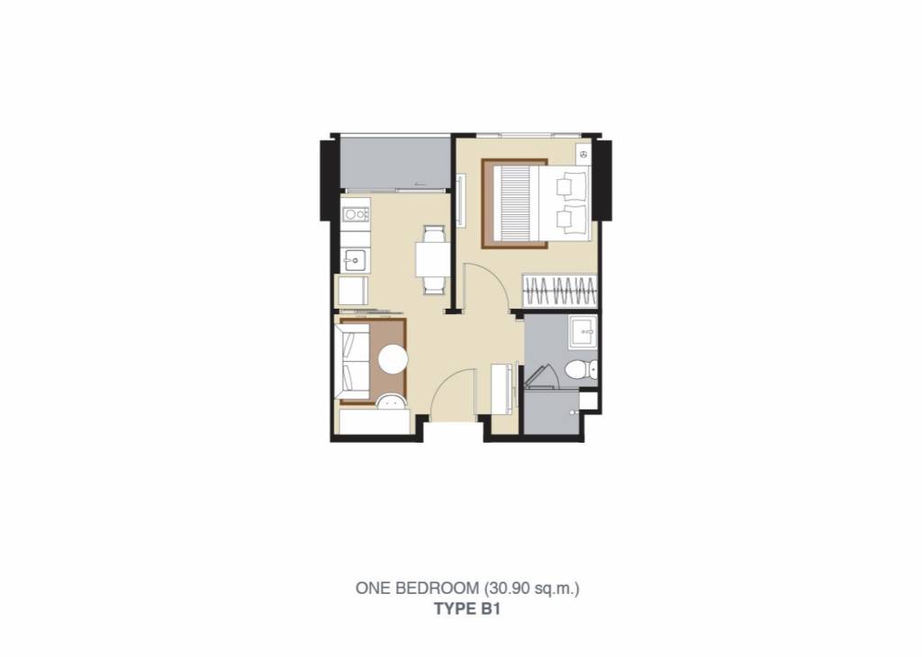 Condominio de 1 dormitorio en Railay Beach, Thailand No. 24469