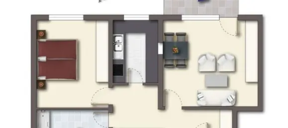 1 chambre Appartement à Bodenseekreis, Germany No. 279776 11