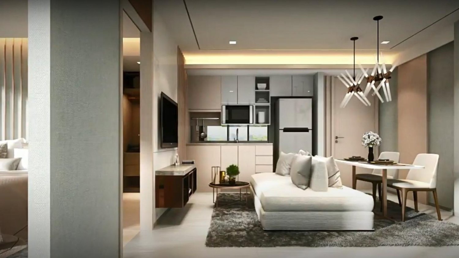 1 Schlafzimmer Eigentumswohnung in WALDEN ASOKE Bangkok, Thailand, Nr. 28057