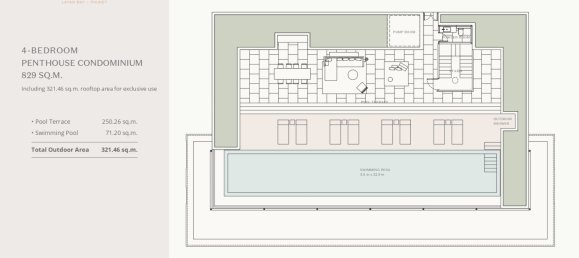 Пентхаус с 4 спальнями в Пляж Лаян, Таиланд № 25969 4