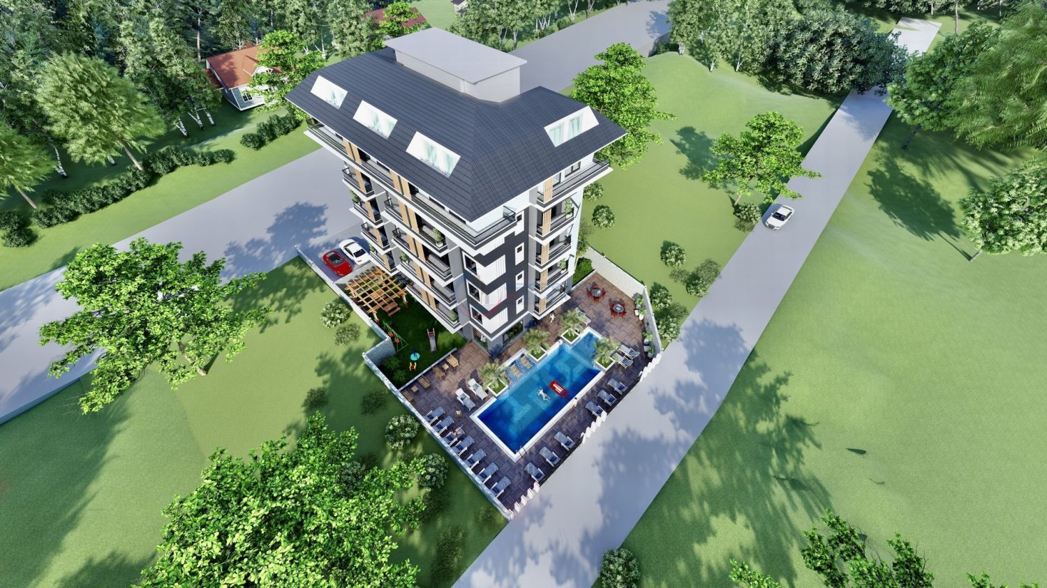 Apartamento 2+1 em Alanya, Turkey N.º 47132