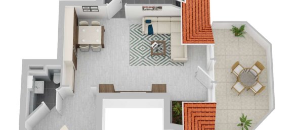 1 غرف نوم منزل ذو طابقين في Esslingen, Germany رقم 33338 12