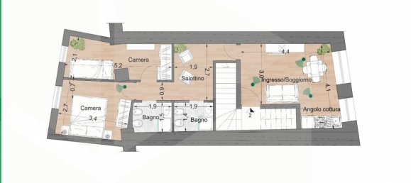 3-salle Appartement à Castel di Sangro, Italy No. 22102 12