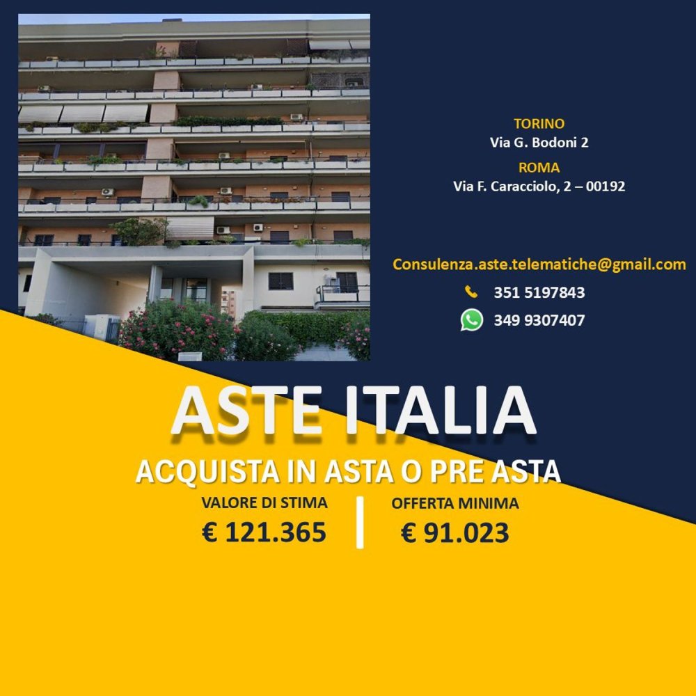 3 rooms Apartment in Fiumicino, Italy No. 8898