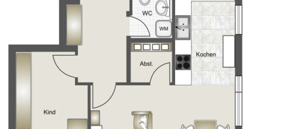 Apartamento de 3 divisões em Rems-Murr-Kreis, Germany N.º 336279 15