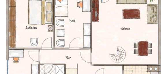 Apartamento de 3 dormitorios en Falkenhagener Feld, Germany No. 10125 8