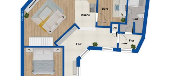 Квартира с 3 комнатами в Альтона, Германия № 353481 16