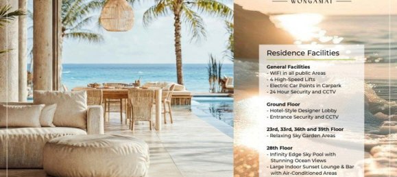 1 dormitorio condominium en venta en Pattaya, Chonburi, Eastern Thailand, Thailand № 82644 6